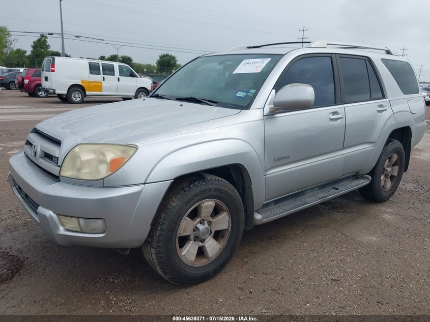 2003 Toyota 4runner VIN JTEZT17RX30007658 IAAI salvage auction — NORMAL WEAR, Original (Texas), sold $2,450 on 2026-07-29 (photo 2)