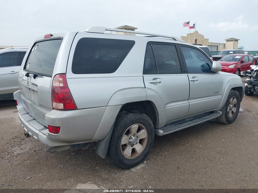 2003 Toyota 4runner VIN JTEZT17RX30007658 IAAI salvage auction — NORMAL WEAR, Original (Texas), sold $2,450 on 2026-07-29 (photo 4)
