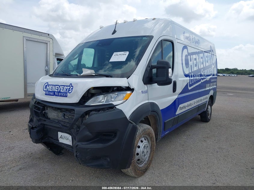 2023 Ram Promaster city VIN 3C6LRVDG2PE579086 IAAI salvage auction — FRONT END, Salvage Title, sold $4,600 on 2026-08-21 (photo 2)
