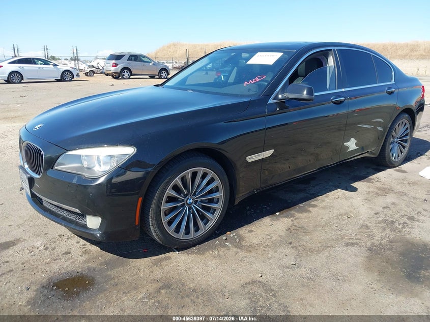 2012 BMW 7er VIN WBAKA4C56CC613289 IAAI salvage auction — RIGHT FRONT, Salvage Title, sold $1,650 on 2026-07-29 (photo 2)