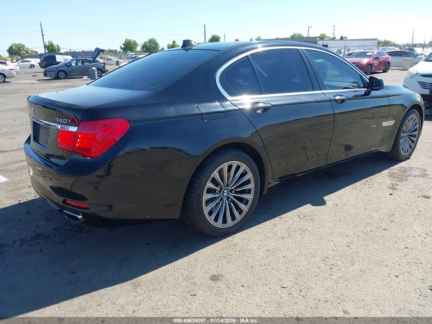 2012 BMW 7er VIN WBAKA4C56CC613289 IAAI salvage auction — RIGHT FRONT, Salvage Title, sold $1,650 on 2026-07-29 (photo 4)