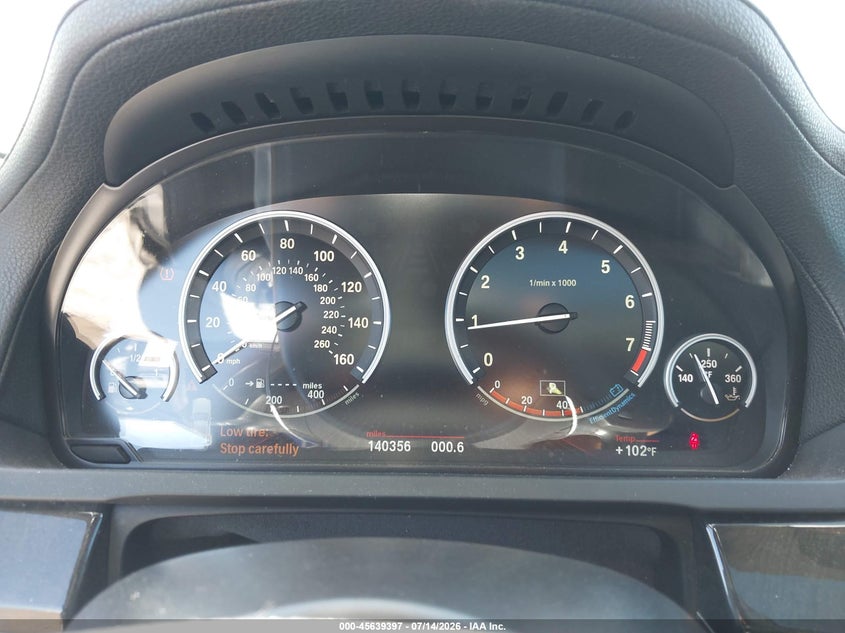 2012 BMW 7er VIN WBAKA4C56CC613289 IAAI salvage auction — RIGHT FRONT, Salvage Title, sold $1,650 on 2026-07-29 (photo 7)
