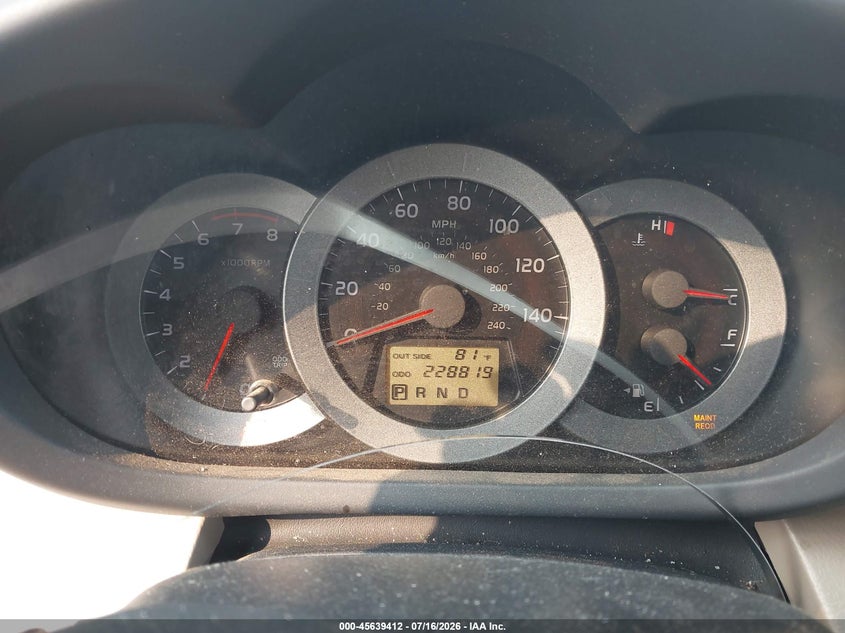 2007 Toyota Rav4 VIN JTMBK34VX75026337 IAAI salvage auction — NORMAL WEAR, Clear (Pennsylvania), sold $1,100 on 2026-07-29 (photo 7)