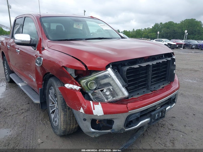 2017 Nissan TITAN VIN 1N6AA1E50HN567798 IAAI salvage auction — FRONT END, Salvage (South Carolina), sold $4,750 on 2026-07-30 (photo 6)