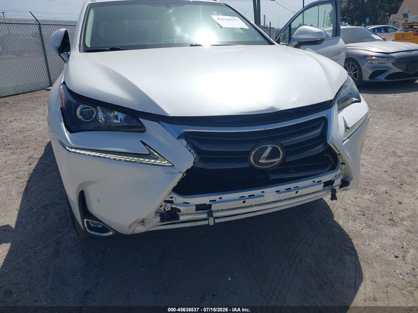 2017 Lexus Nx VIN JTJYARBZ7H2083472 IAAI salvage auction — NORMAL WEAR, Clear (Florida), sold $10,400 on 2026-07-28 (photo 6)