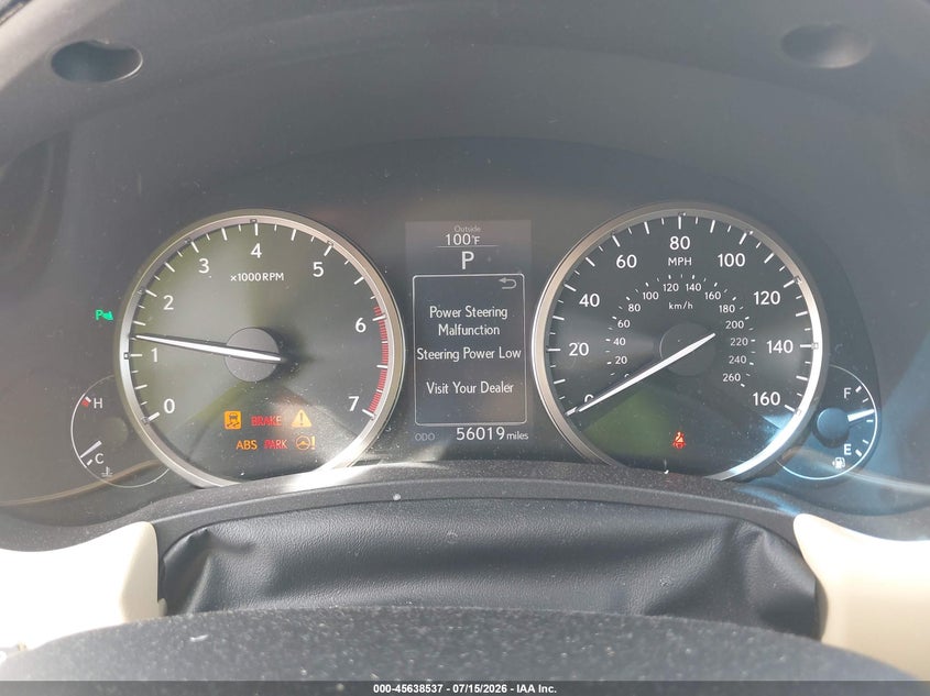 2017 Lexus Nx VIN JTJYARBZ7H2083472 IAAI salvage auction — NORMAL WEAR, Clear (Florida), sold $10,400 on 2026-07-28 (photo 7)