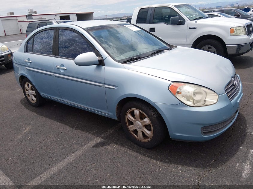 2006 Hyundai Accent VIN KMHCN46C06U007972 IAAI salvage auction — NORMAL WEAR, Clear (Nevada), sold $575 on 2026-07-17 (photo 1)