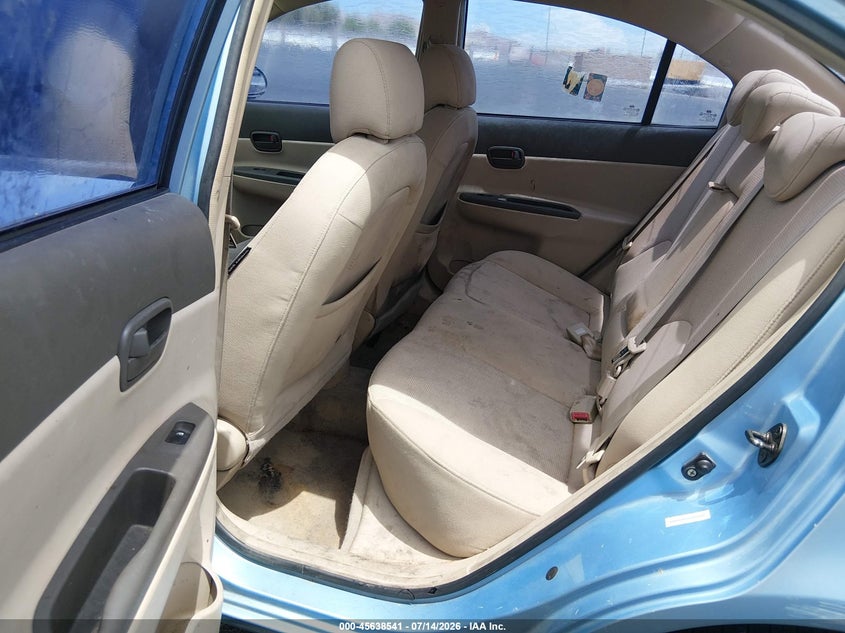 2006 Hyundai Accent VIN KMHCN46C06U007972 IAAI salvage auction — NORMAL WEAR, Clear (Nevada), sold $575 on 2026-07-17 (photo 8)