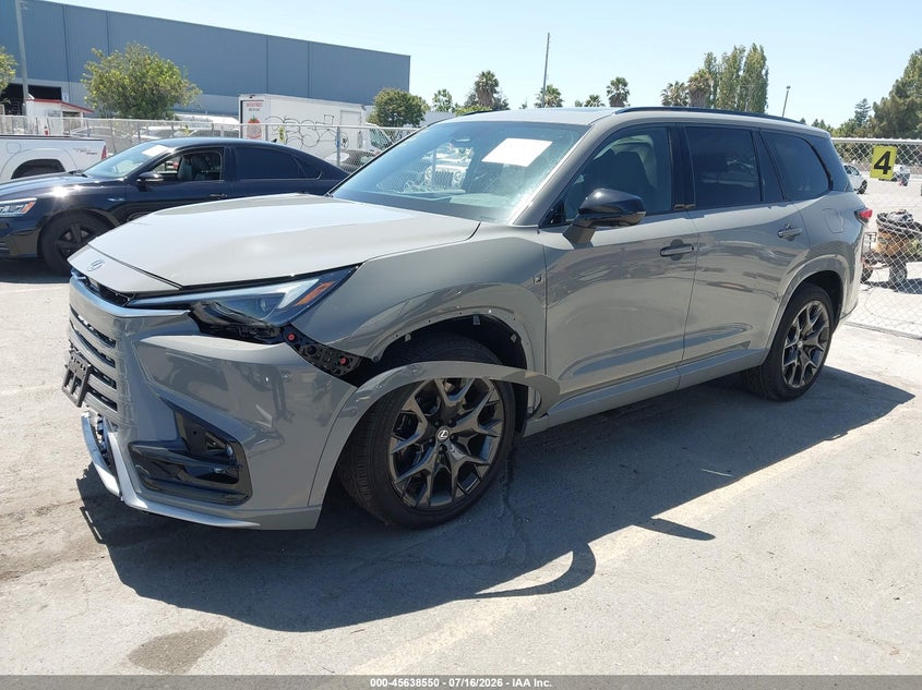 2026 Lexus Tx VIN 5TDABAB62TS022945 IAAI salvage auction — RIGHT FRONT, Salvage (California), sold $36,100 on 2026-08-24 (photo 2)