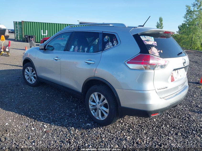 2016 Nissan Rogue VIN KNMAT2MVXGP599908 IAAI salvage auction — NORMAL WEAR, Clear (New York), sold $875 on 2026-07-28 (photo 3)