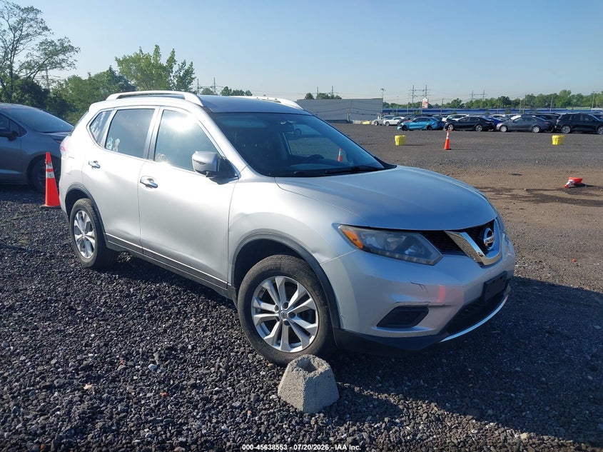 2016 Nissan Rogue VIN KNMAT2MVXGP599908 IAAI salvage auction — NORMAL WEAR, Clear (New York), sold $875 on 2026-07-28 (photo 6)