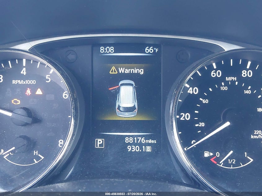 2016 Nissan Rogue VIN KNMAT2MVXGP599908 IAAI salvage auction — NORMAL WEAR, Clear (New York), sold $875 on 2026-07-28 (photo 7)