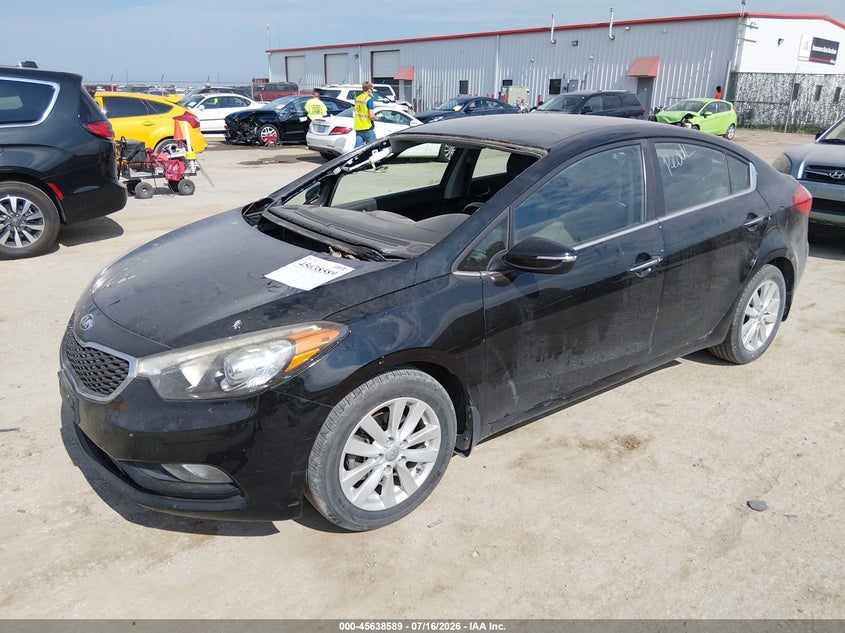 2014 Kia Forte VIN KNAFX4A84E5152162 IAAI salvage auction — NORMAL WEAR, Clear (Kansas), sold $550 on 2026-07-31 (photo 2)
