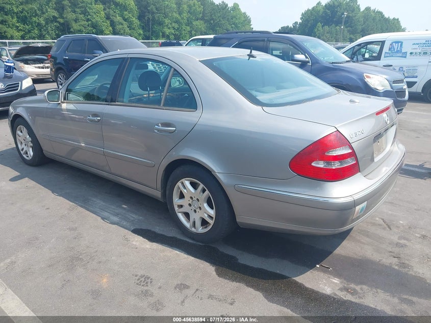 2005 Mercedes-benz E-class VIN WDBUF26J85A762827 IAAI salvage auction — NORMAL WEAR, Clear (North Carolina), sold $575 on 2026-07-29 (photo 3)