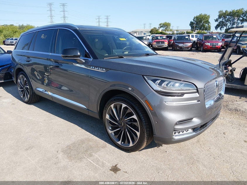2021 Lincoln Aviator VIN 5LM5J7XCXMGL14322 — IAAI salvage auction photo