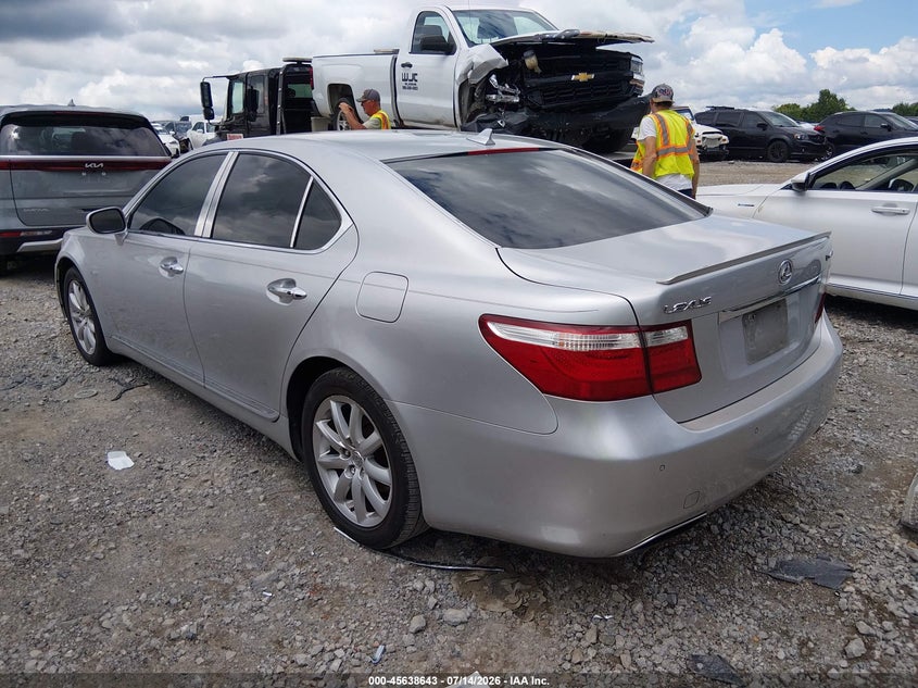 2007 Lexus Ls 460 VIN JTHBL46F675041974 IAAI salvage auction — NORMAL WEAR, Clear (Tennessee), sold $700 on 2026-07-30 (photo 3)