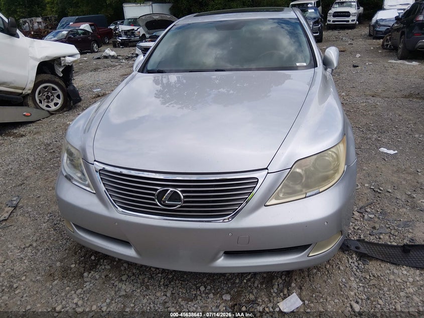 2007 Lexus Ls 460 VIN JTHBL46F675041974 IAAI salvage auction — NORMAL WEAR, Clear (Tennessee), sold $700 on 2026-07-30 (photo 6)