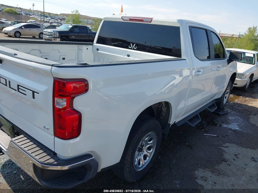2021 Chevrolet Silverado VIN 1GCPWCED4MZ414863 IAAI salvage auction — LEFT FRONT, Salvage (New Mexico), sold $12,600 on 2026-08-24 (photo 4)