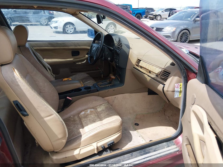 1995 BMW 3 series VIN WBABF4322SEK17161 IAAI salvage auction — MECHANICAL, Original (Texas), sold $450 on 2026-07-24 (photo 5)