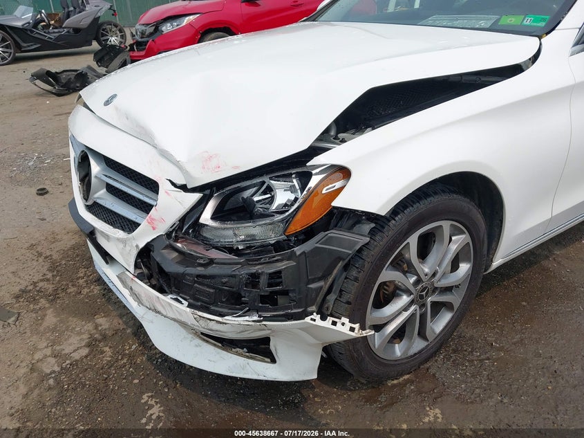 2018 Mercedes-benz C-klasse VIN 55SWF4KB7JU244549 IAAI salvage auction — LEFT FRONT, Wait Title, sold $5,700 on 2026-08-12 (photo 6)