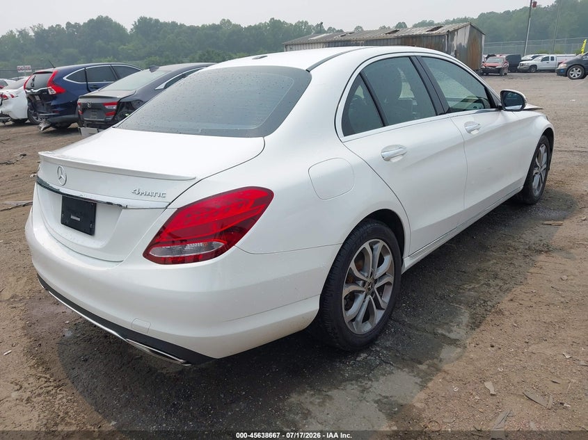 2018 Mercedes-benz C-klasse VIN 55SWF4KB7JU244549 IAAI salvage auction — LEFT FRONT, Wait Title, sold $5,700 on 2026-08-12 (photo 4)