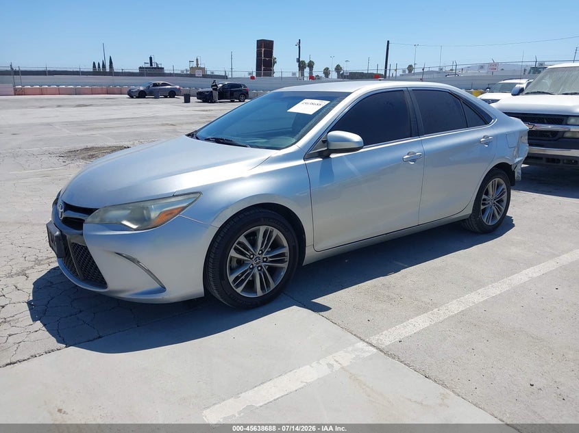 2015 Toyota Camry VIN 4T1BF1FK7FU979714 IAAI salvage auction — REAR END, Salvage (California), sold $1,850 on 2026-07-29 (photo 2)