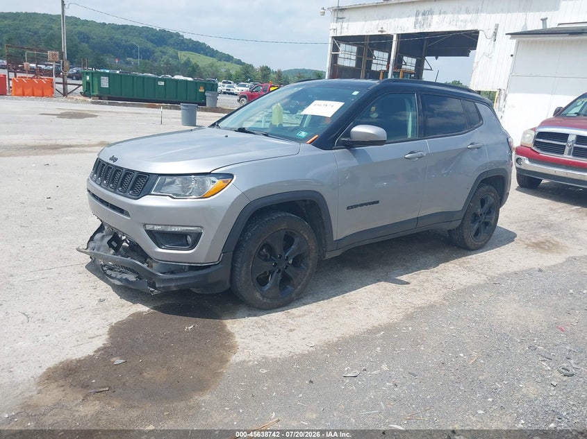 2018 Jeep Compass VIN 3C4NJDBB8JT433739 IAAI salvage auction — FRONT END, Salvage Title, sold $1,850 on 2026-09-11 (photo 2)