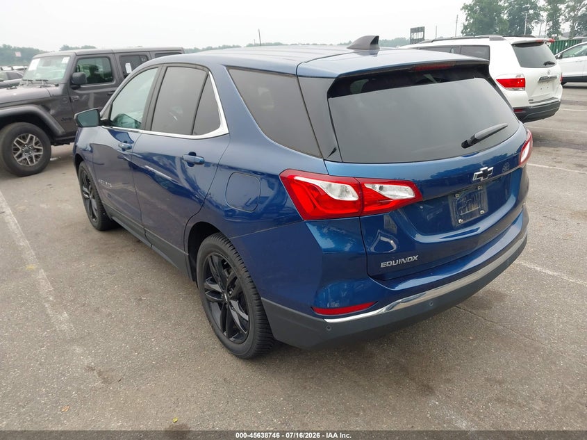 2021 Chevrolet Equinox VIN 2GNAXKEV8M6118110 IAAI salvage auction — WATER/FLOOD, Salvage (Idaho), sold $5,100 on 2026-07-31 (photo 3)