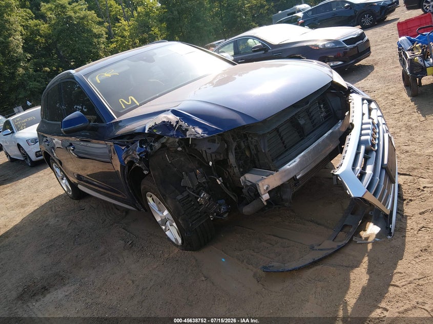 2018 Audi Q5 VIN WA1ANAFY8J2068667 IAAI salvage auction — NORMAL WEAR, Clear (Pennsylvania), sold $1,600 on 2026-07-29 (photo 1)