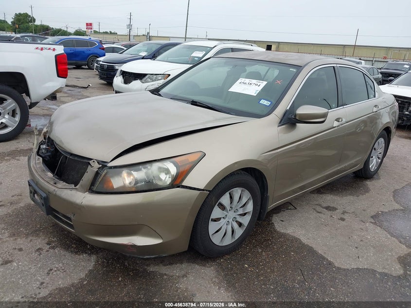 2009 Honda Accord VIN JHMCP26369C012475 IAAI salvage auction — FRONT END, Salvage (Texas), sold $1,550 on 2026-08-01 (photo 2)