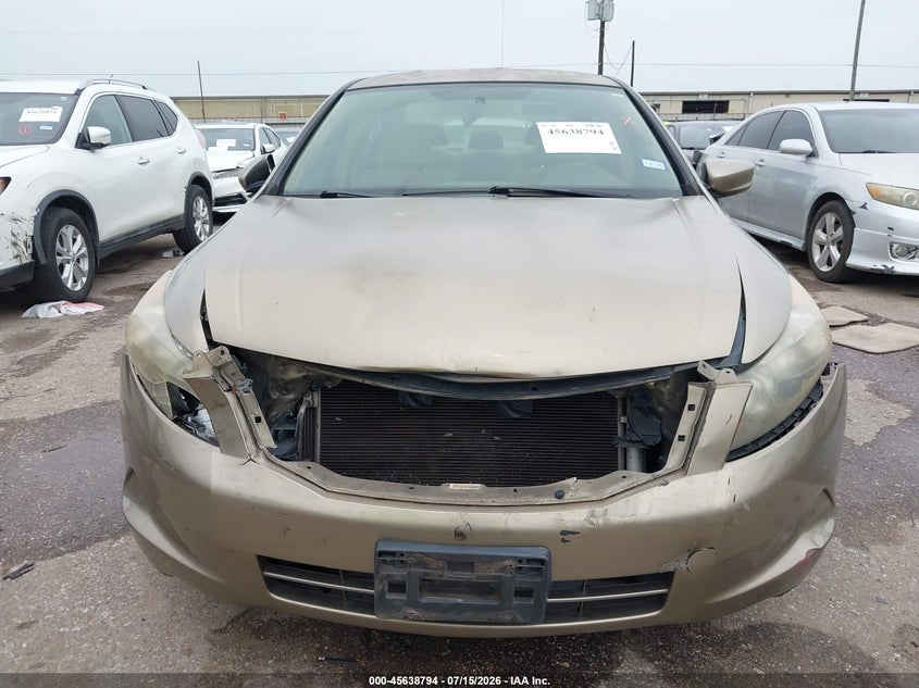 2009 Honda Accord VIN JHMCP26369C012475 IAAI salvage auction — FRONT END, Salvage (Texas), sold $1,550 on 2026-08-01 (photo 6)