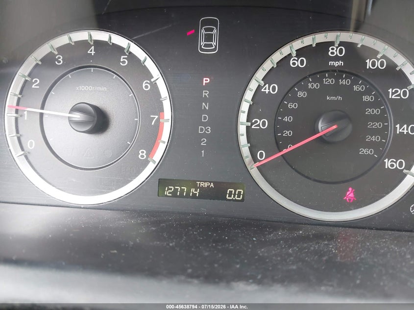 2009 Honda Accord VIN JHMCP26369C012475 IAAI salvage auction — FRONT END, Salvage (Texas), sold $1,550 on 2026-08-01 (photo 7)