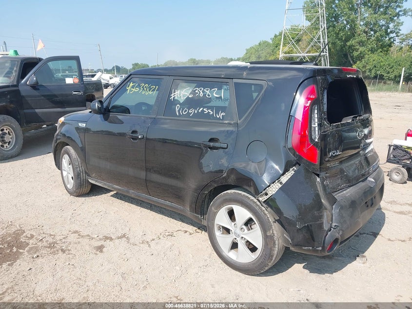 2016 Kia Soul VIN KNDJN2A27G7314974 IAAI salvage auction — REAR END, Clear (Indiana), sold $1,800 on 2026-09-02 (photo 3)