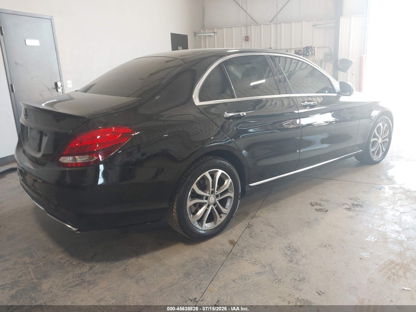 2016 Mercedes-benz C-klasse VIN 55SWF4KB5GU098175 IAAI salvage auction — FRONT & REAR, Salvage Title, sold $3,100 on 2026-10-06 (photo 4)