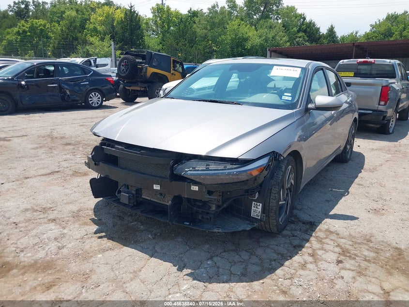 2025 Hyundai Elantra VIN KMHLS4DG8SU029131 IAAI salvage auction — FRONT END, Enterprise Vehicles Clear Only (Texas), sold $11,700 on 2026-07-22 (photo 2)