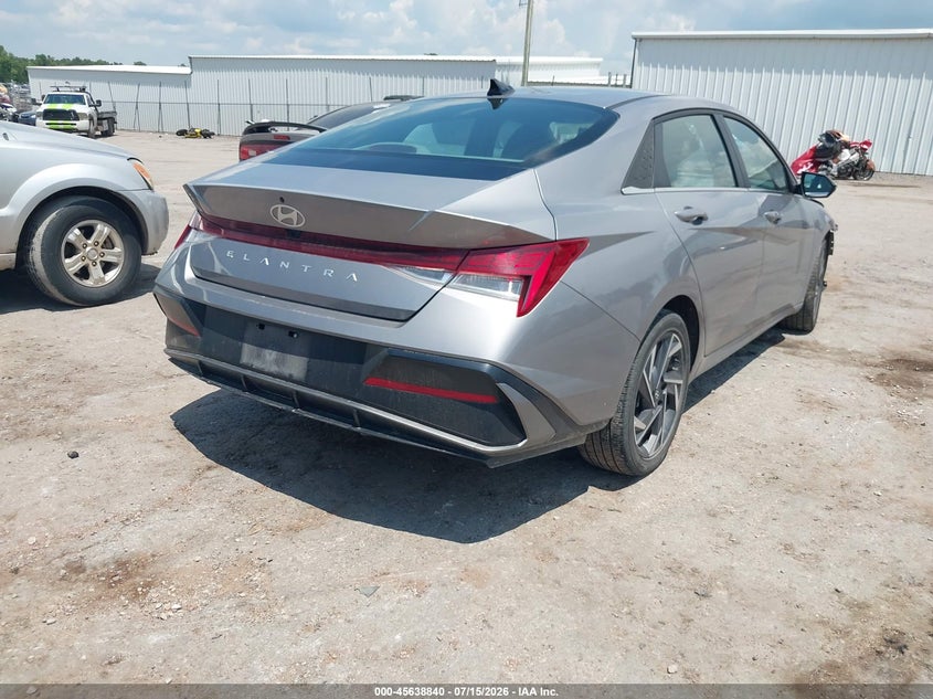 2025 Hyundai Elantra VIN KMHLS4DG8SU029131 IAAI salvage auction — FRONT END, Enterprise Vehicles Clear Only (Texas), sold $11,700 on 2026-07-22 (photo 4)