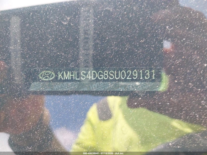 2025 Hyundai Elantra VIN KMHLS4DG8SU029131 IAAI salvage auction — FRONT END, Enterprise Vehicles Clear Only (Texas), sold $11,700 on 2026-07-22 (photo 9)