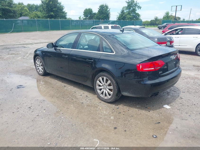2010 Audi A4 VIN WAUFFAFL6AN050936 IAAI salvage auction — NORMAL WEAR, Clear (Illinois), sold $25 on 2026-07-29 (photo 3)
