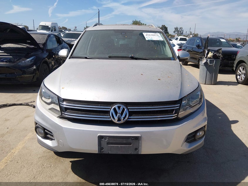 2012 Volkswagen Tiguan VIN WVGAV7AX4CW001546 IAAI salvage auction — NORMAL WEAR, Clear - Dealer Only (California), sold $800 on 2026-07-29 (photo 6)