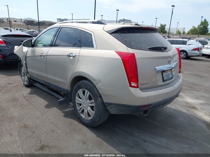 2011 Cadillac Srx VIN 3GYFNAEY5BS611647 IAAI salvage auction — FRONT END, Salvage Certificate (California), sold $100 on 2026-08-28 (photo 3)