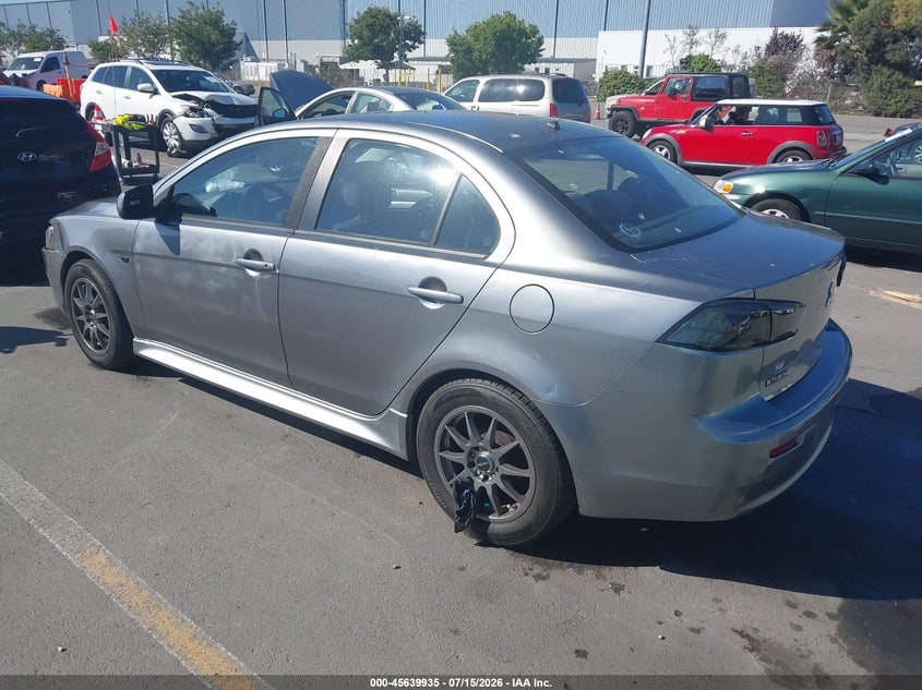 2014 Mitsubishi Lancer VIN JA32U2FU9EU004632 IAAI salvage auction — NORMAL WEAR, Clear (Virginia), sold $400 on 2026-07-27 (photo 3)
