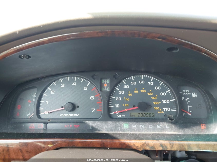 2000 Toyota 4runner VIN JT3HN87R6Y0271443 IAAI salvage auction — NORMAL WEAR, Clear (New Jersey), sold $225 on 2026-07-30 (photo 7)