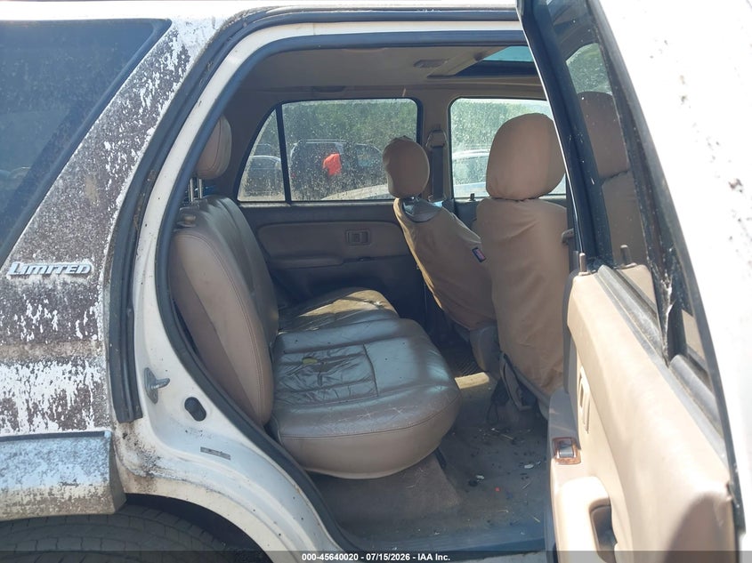 2000 Toyota 4runner VIN JT3HN87R6Y0271443 IAAI salvage auction — NORMAL WEAR, Clear (New Jersey), sold $225 on 2026-07-30 (photo 8)
