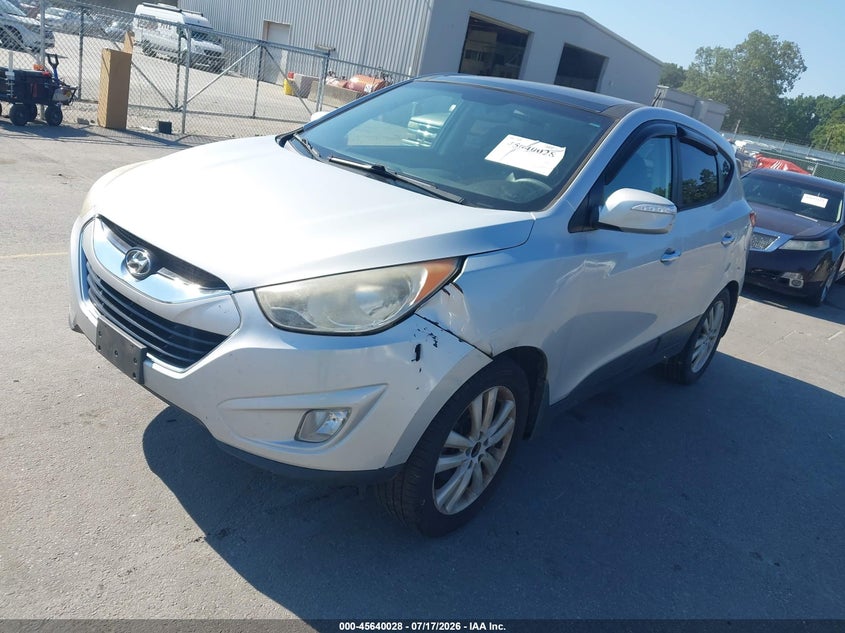 2013 Hyundai Tucson VIN KM8JU3AC4DU666159 IAAI salvage auction — NORMAL WEAR, Clear (Georgia), sold $1,250 on 2026-07-29 (photo 2)
