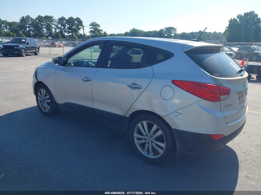 2013 Hyundai Tucson VIN KM8JU3AC4DU666159 IAAI salvage auction — NORMAL WEAR, Clear (Georgia), sold $1,250 on 2026-07-29 (photo 3)