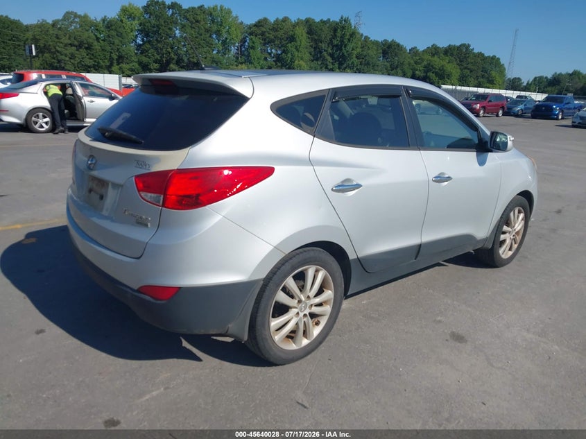2013 Hyundai Tucson VIN KM8JU3AC4DU666159 IAAI salvage auction — NORMAL WEAR, Clear (Georgia), sold $1,250 on 2026-07-29 (photo 4)