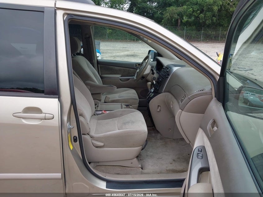 2008 Toyota Sienna VIN 5TDZK23C68S222599 IAAI salvage auction — FRONT END, Clear (Georgia), sold $675 on 2026-07-24 (photo 5)