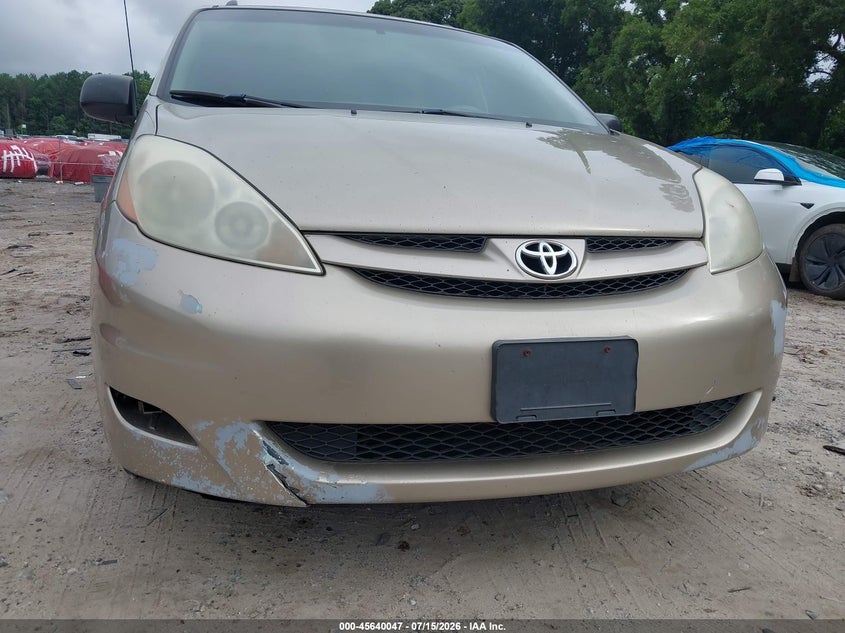 2008 Toyota Sienna VIN 5TDZK23C68S222599 IAAI salvage auction — FRONT END, Clear (Georgia), sold $675 on 2026-07-24 (photo 6)
