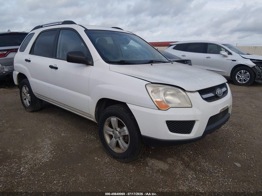 2009 Kia Sportage VIN KNDJF724097590734 IAAI salvage auction — NORMAL WEAR, Original (Texas), sold $875 on 2026-07-29 (photo 1)