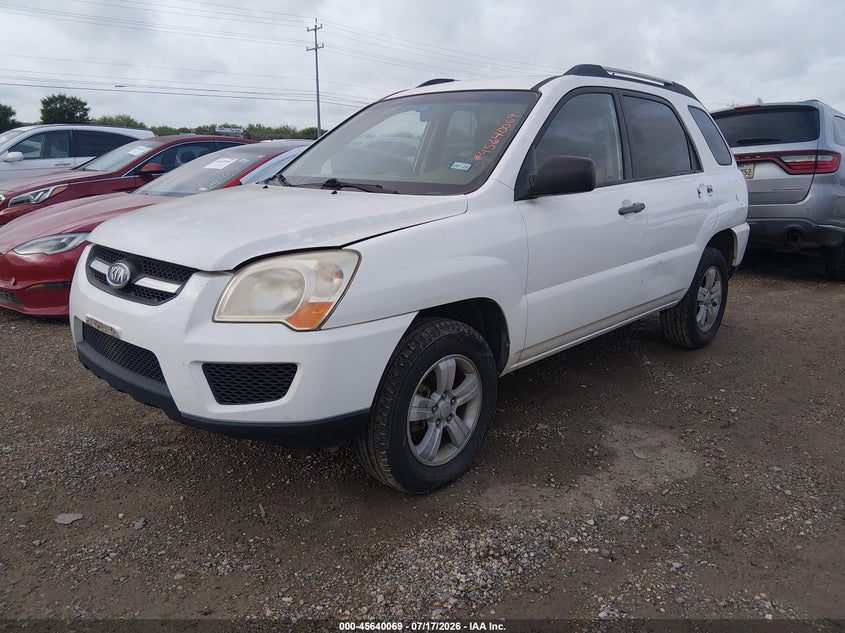 2009 Kia Sportage VIN KNDJF724097590734 IAAI salvage auction — NORMAL WEAR, Original (Texas), sold $875 on 2026-07-29 (photo 2)